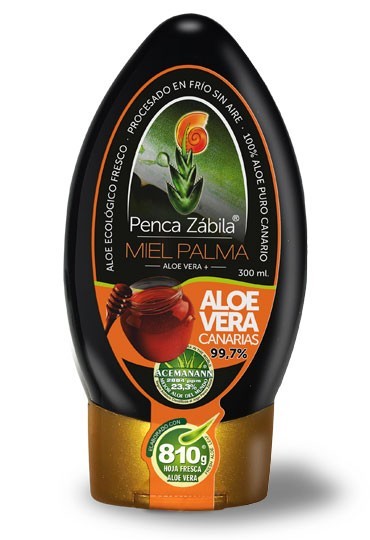 Jugo Aloe + Miel de Palma: 99,7% de contenido total del envase. Solo 0,3% de conservantes, a tan sólo 3 décimas de la naturaleza.
Jugo Aloe Fresco: Elaborado con 810 gramos de  hojas de Aloe Frescas canarias Barbadensis Miller Canariensis y frutos de Tuno frescos..
Aloe Sin Aire: Procesado integral en Túnel de Frío Sin Aire (Tecnología exclusiva mundial Penca Zábila ®) Aloe sin contaminación, ni oxidación, único en el mundo.