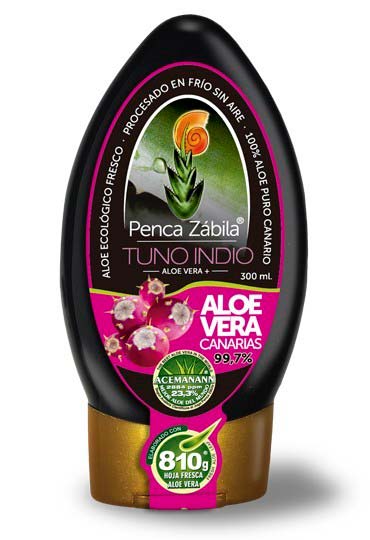 Jugo Aloe + Tuno Puro: 99,7% de contenido total del envase. Solo 0,3% de conservantes, a tan sólo 3 décimas de la naturaleza.
Jugo Aloe Fresco: Elaborado con 810 gramos de  hojas de Aloe Frescas canarias Barbadensis Miller Canariensis y con frutos de Tuno Indio Canario fresco.